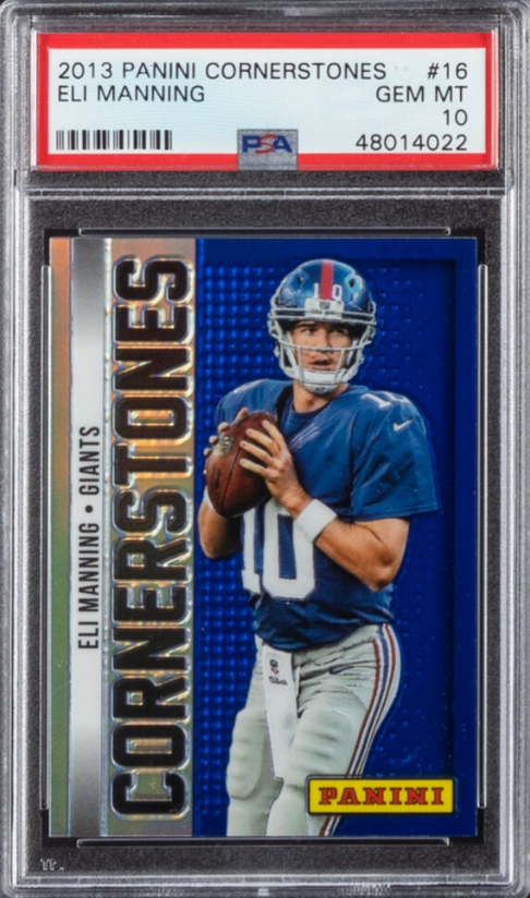 2013 Panini Cornerstones #16 Eli Manning PSA 10