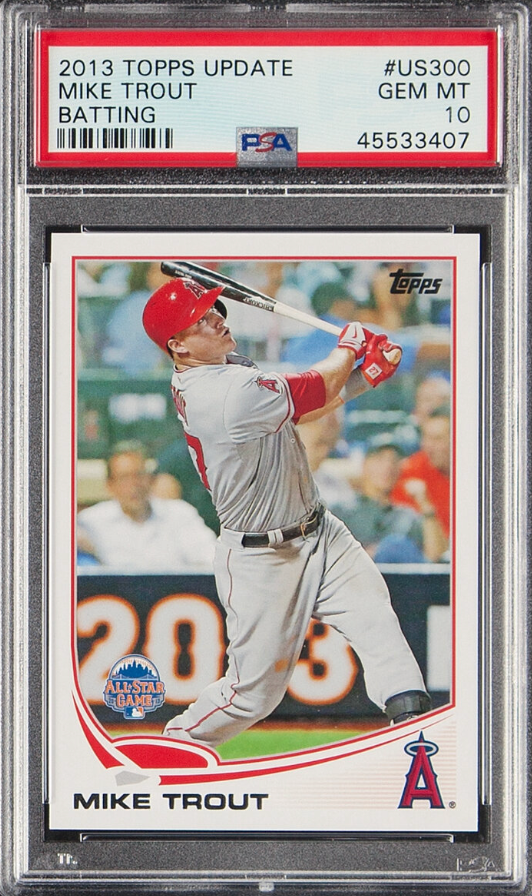 2013 Topps Update #US300 Mike Trout PSA 10