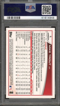 2013 Topps Chrome #1  Mike Trout PSA GEM MINT 10