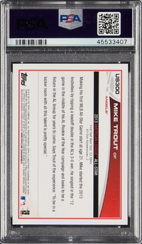 2013 Topps Update #US300 Mike Trout PSA GEM MINT 10