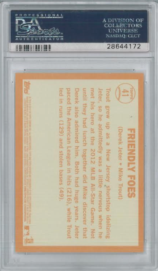 2013 Topps Heritage Friendly Foes #41 PSA GEM MINT 10