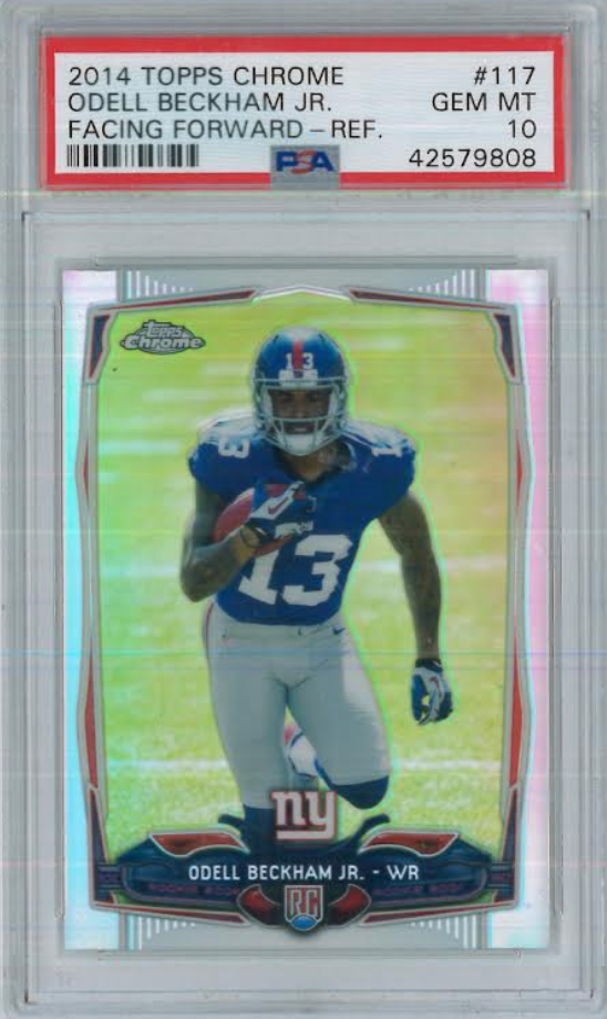 2014 Topps Chrome Facing Forward Ref. #117 Odell Beckham Jr. PSA 10