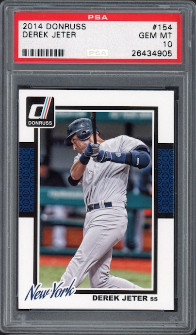 2014 Donruss #154 Derek Jeter PSA 10