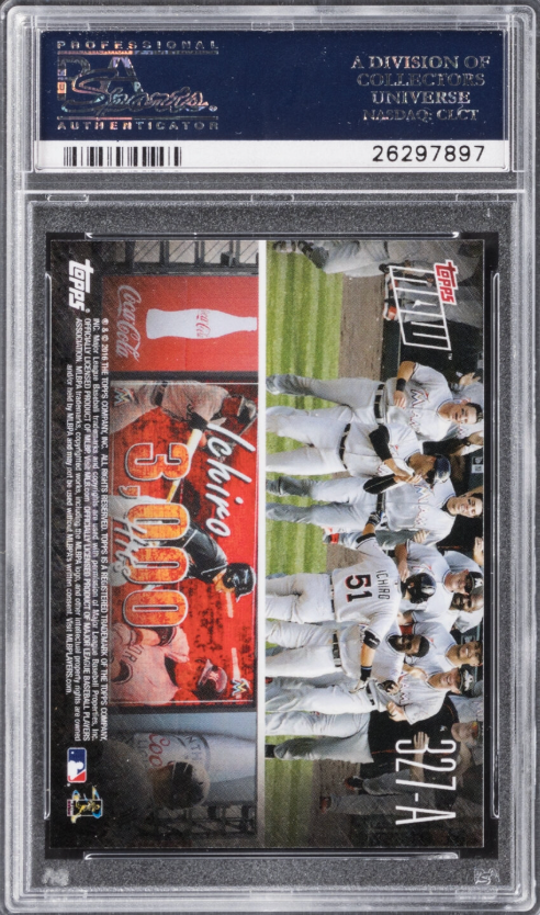 2016 Topps Update Rainbow Foil #US260 Ichiro PSA 10