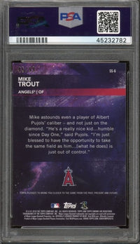 2018 Topps Chrome #SS-6 Mike Trout PSA 10