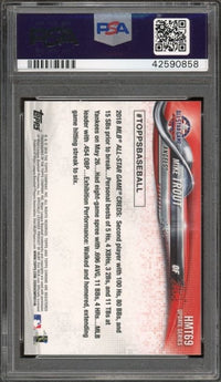 2018 Topps Chrome Update #HMT69 Mike Trout PSA GEM MINT 10