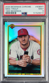 2020 Bowman Chrome #90BMT Mike Trout PSA 10