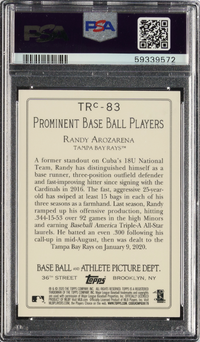 2020 Topps Turkey Red Chrome #TRC83 Randy Arozarena PSA MINT 9