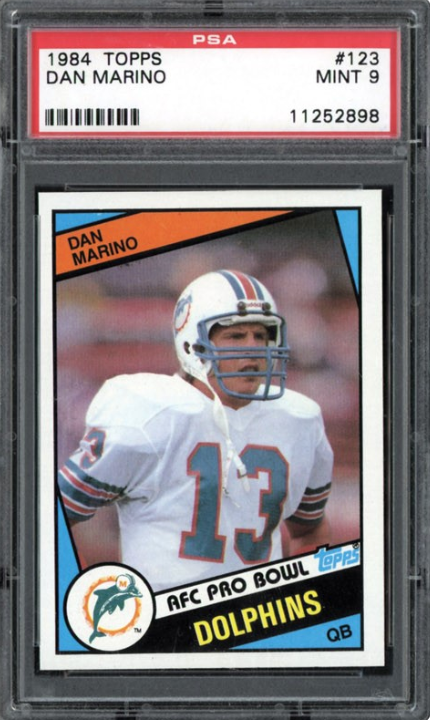 1984 Topps #123 Dan Marino PSA 9