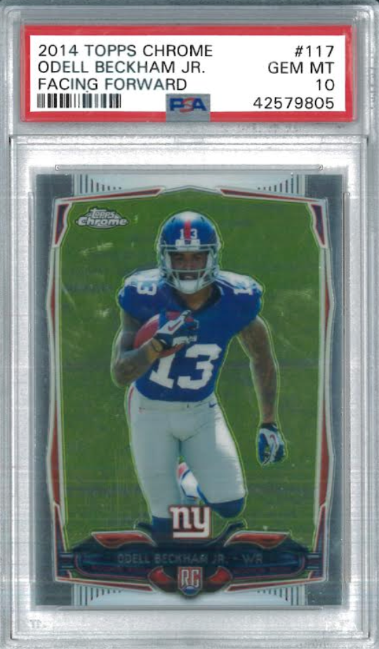 2014 Topps Chrome Facing Forward #117 Odell Beckham Jr. PSA 10