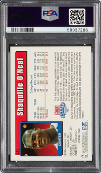 1992 Hoops #442 Shaquille O’Neal PSA 10