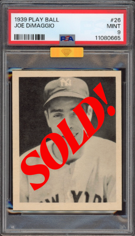 1939 Play Ball #26 Joe DiMaggio PSA MINT 9