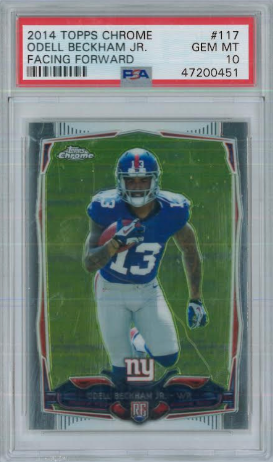 2014 Topps Chrome Facing Forward #117 Odell Beckham Jr. PSA 10