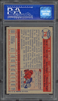 1957 Topps #76 Roberto Clemente PSA NM-MT 8