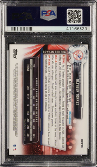 2017 Bowman Prospects - Chrome #BCP80 Gleyber Torres ROOKIE PSA MINT 9