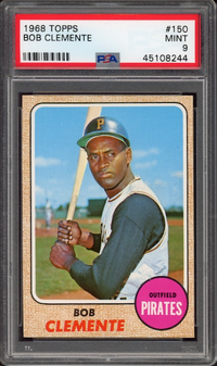 1968 Topps #150 Bob (Roberto) Clemente PSA MINT 9