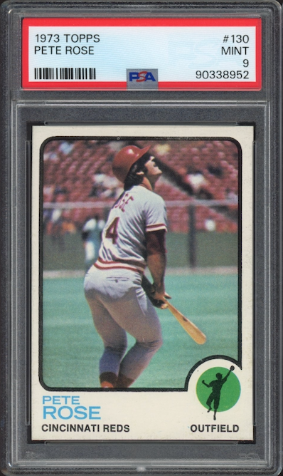 1973 Topps #130 Pete Rose PSA MINT 9