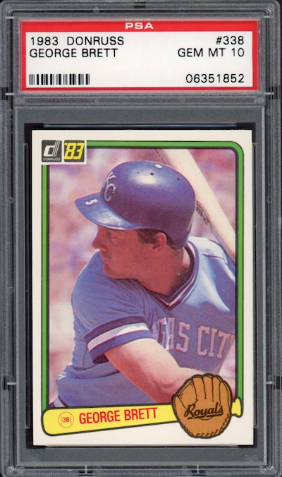 1983 Donruss #338 George Brett PSA 10