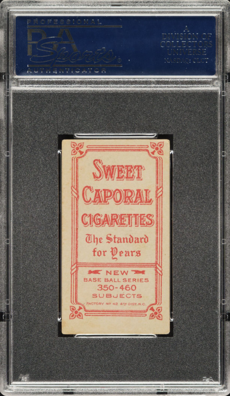 1909-11 T206 Sweet Caporal Christy Mathewson Dark Cap PSA VG-EX 4
