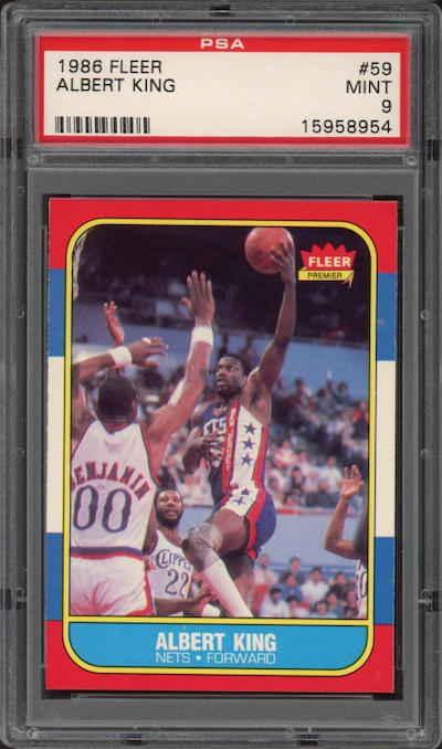 1986 Fleer #59 Albert King PSA 9