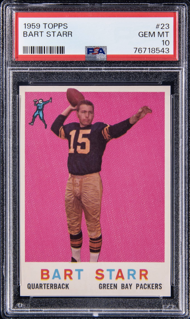 1959 Topps #23 Bart Starr PSA 10