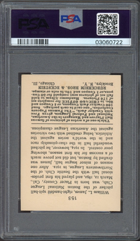 1915 Cracker Jack #153 Bill James PSA NM 7
