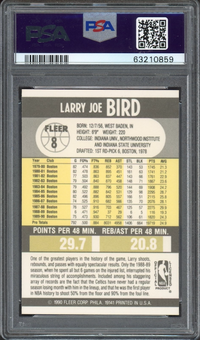 1990 Fleer #8 Larry Bird PSA GEM MINT 10