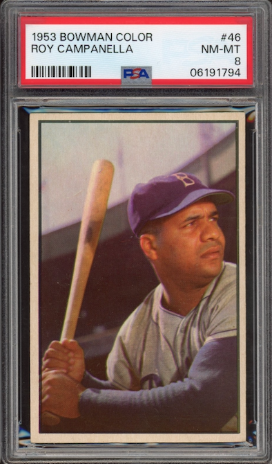 1953 Bowman Color #46 Roy Campanella PSA NM-MT 8