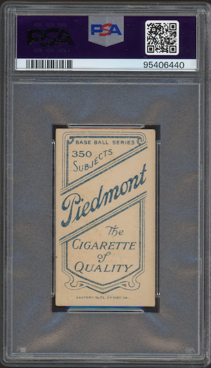 1909-11 T206 Piedmont 350 Clark Griffith PSA 4