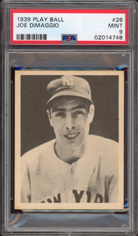 1939 Play Ball #26 Joe DiMaggio PSA MINT 9