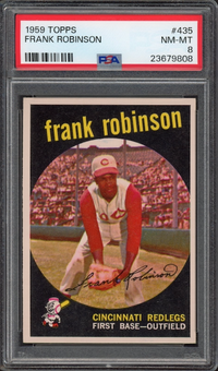 1959 Topps #435 Frank Robinson PSA NM-MT 8