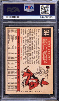 1959 Topps #514 Bob Gibson ROOKIE PSA NM-MT+ 8.5