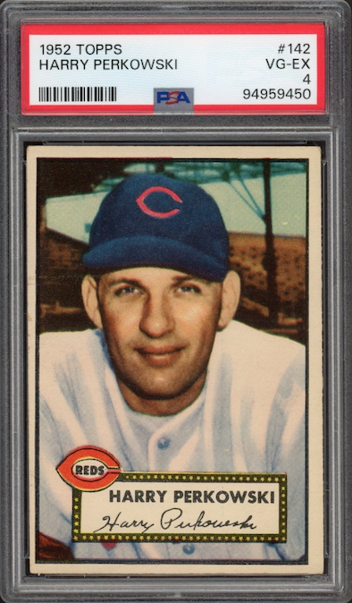 1952 Topps #142 Harry Perkowski PSA VG-EX 4