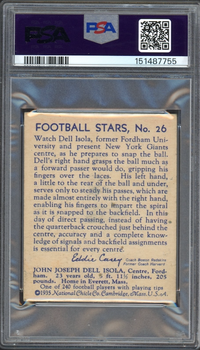 1935 National Chicle #26 John Isola PSA VG-EX 4
