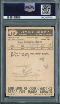 1959 Topps #10 Jim Brown PSA MINT 9