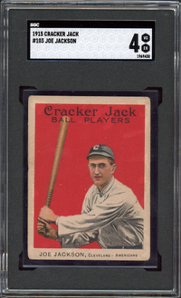 1915 Cracker Jack #103 Joe Jackson SGC VG-EX 4