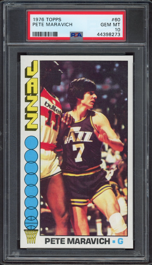 1976 Topps #60 Pete Maravich PSA 10