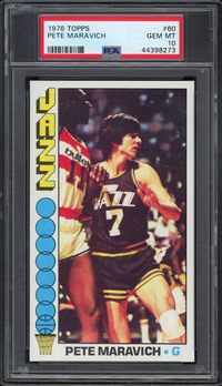 1976 Topps #60 Pete Maravich PSA 10
