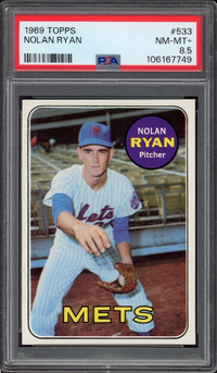 1969 Topps #533 Nolan Ryan PSA NM-MT+ 8.5