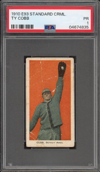 1910 E93 Standard Caramel Ty Cobb PSA PR 1