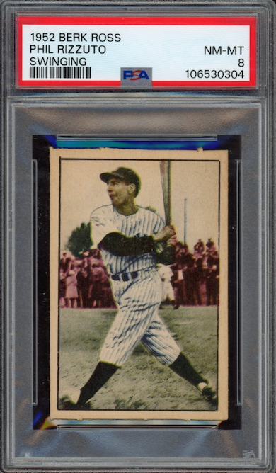 1952 Berk Ross Phil Rizutto PSA NM-MT 8