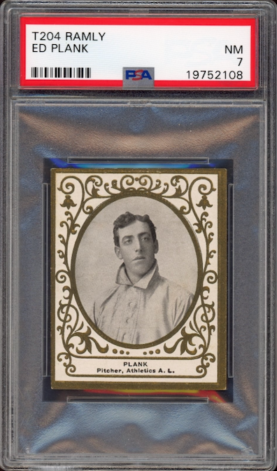 T204 Ramly Ed Plank PSA NM 7