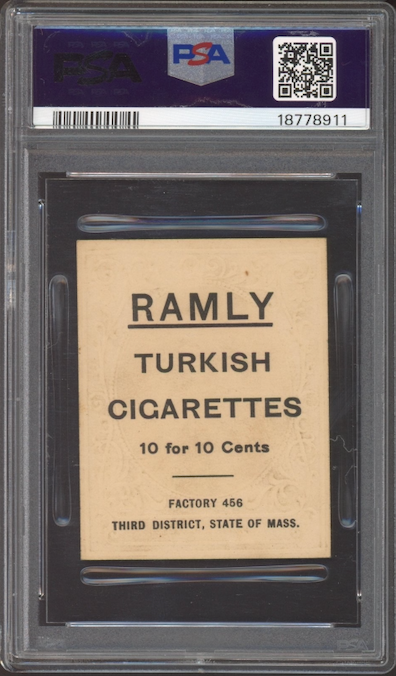 1909 T204 Ramly Vive Lindaman PSA NM 7