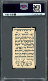 1911 T205 Gold Border J.J. McGraw PSA NM 7