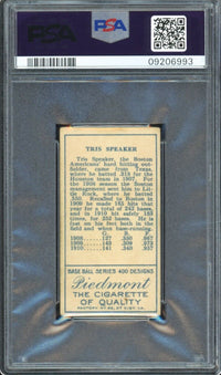 1911 T205 Gold Border Tris Speaker PSA EX 5