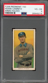 1909-11 T206 Piedmont 150 Howie Camnitz - Arms Folded PSA VG-EX 4