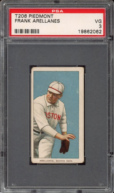 1909-11 T206 Piedmont 350 Frank Arellanes PSA VG 3
