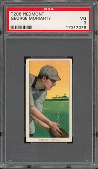 1909-11 T206 Piedmont 350 George Moriarty PSA VG 3
