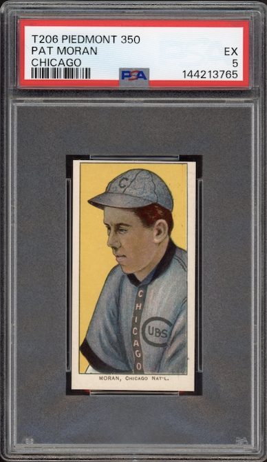 1909-11 T206 Piedmont 350 Pat Moran Chicago PSA EX 5