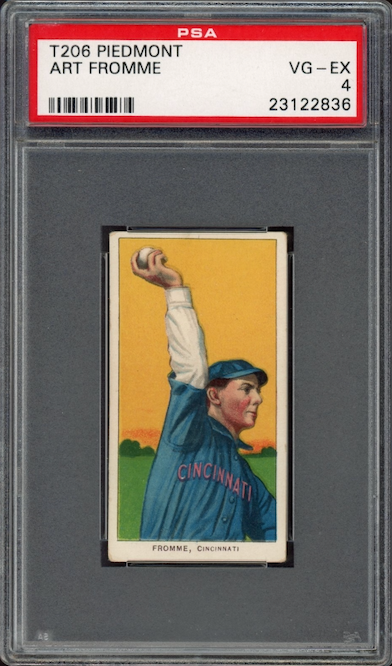 1909-11 T206 Piedmont Art Fromme PSA VG-EX 4